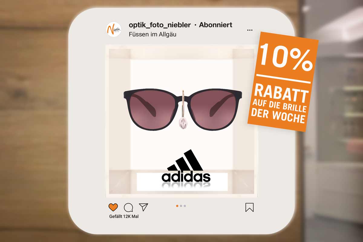 adidas Optik Niebler Fuessen Brille der Woche